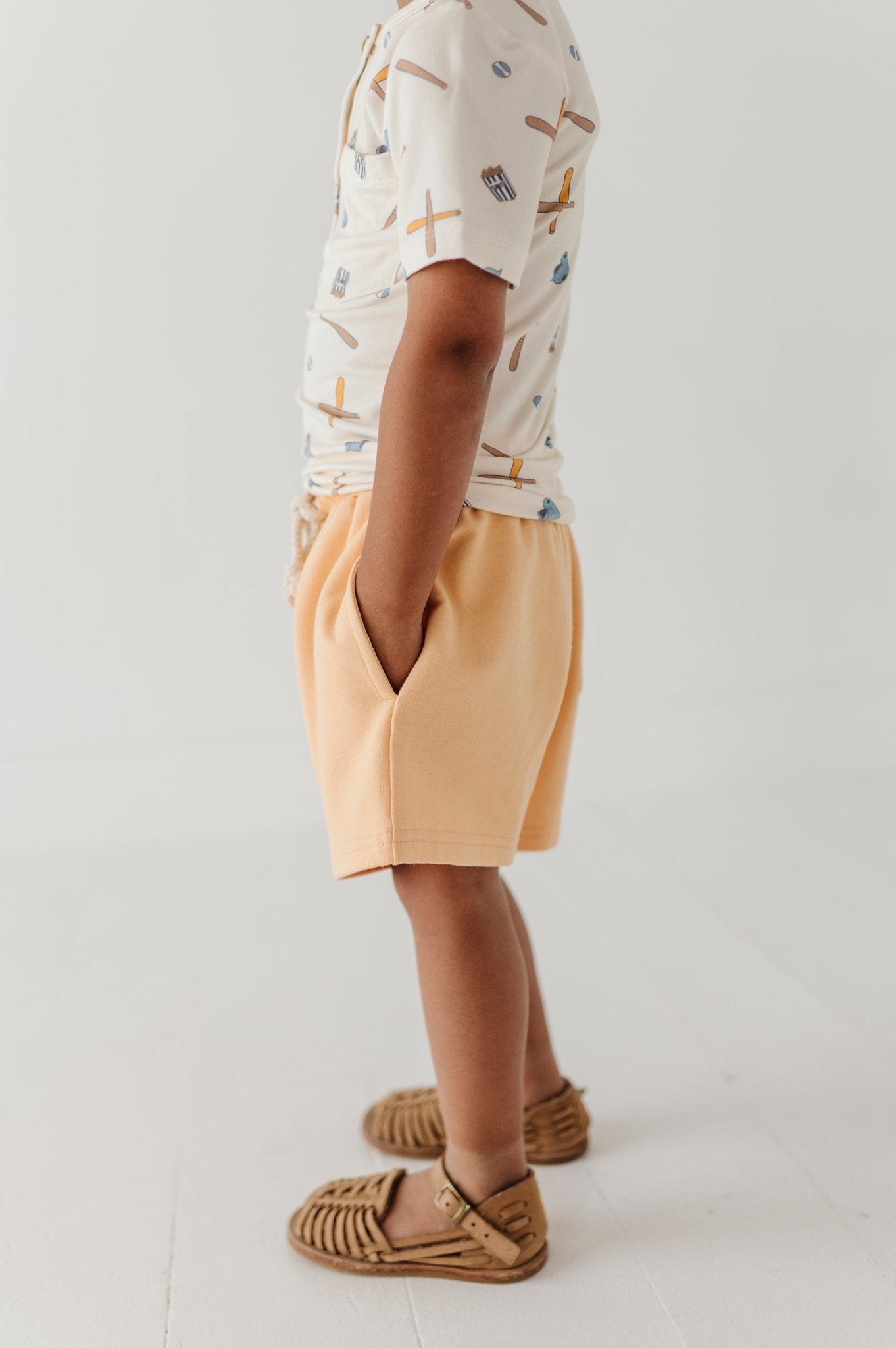 Boy's Short Sleeve Henley Shirt