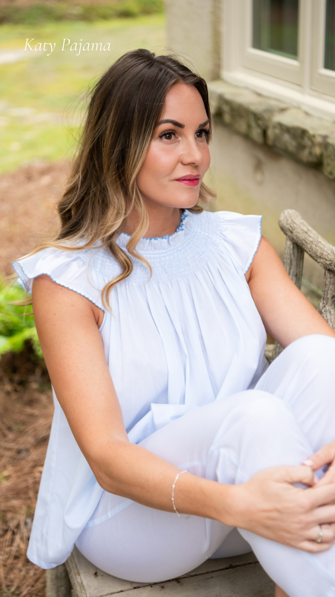 Katy Long Cotton Pajamas