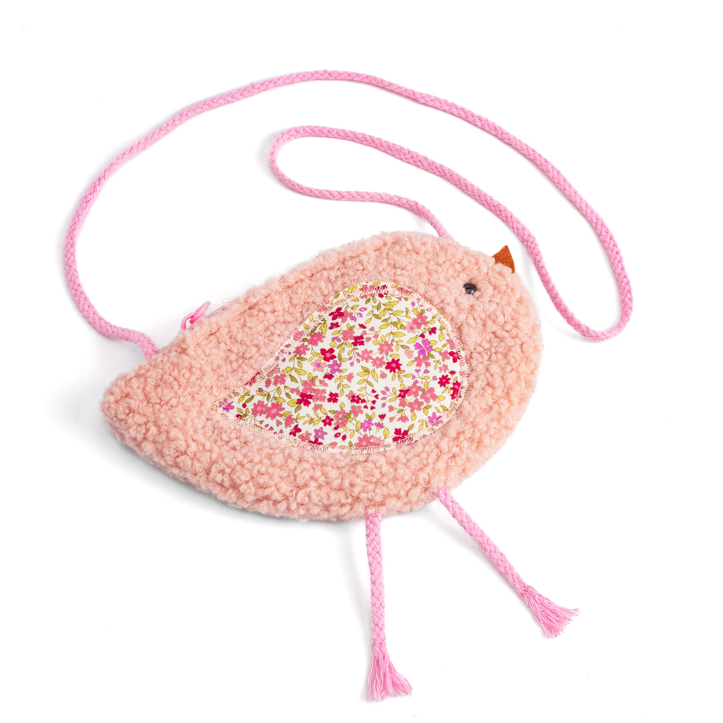 Plush Bird Chick Crossbody Bag For Toddlers, Little Girls, Kids Age 3-8y