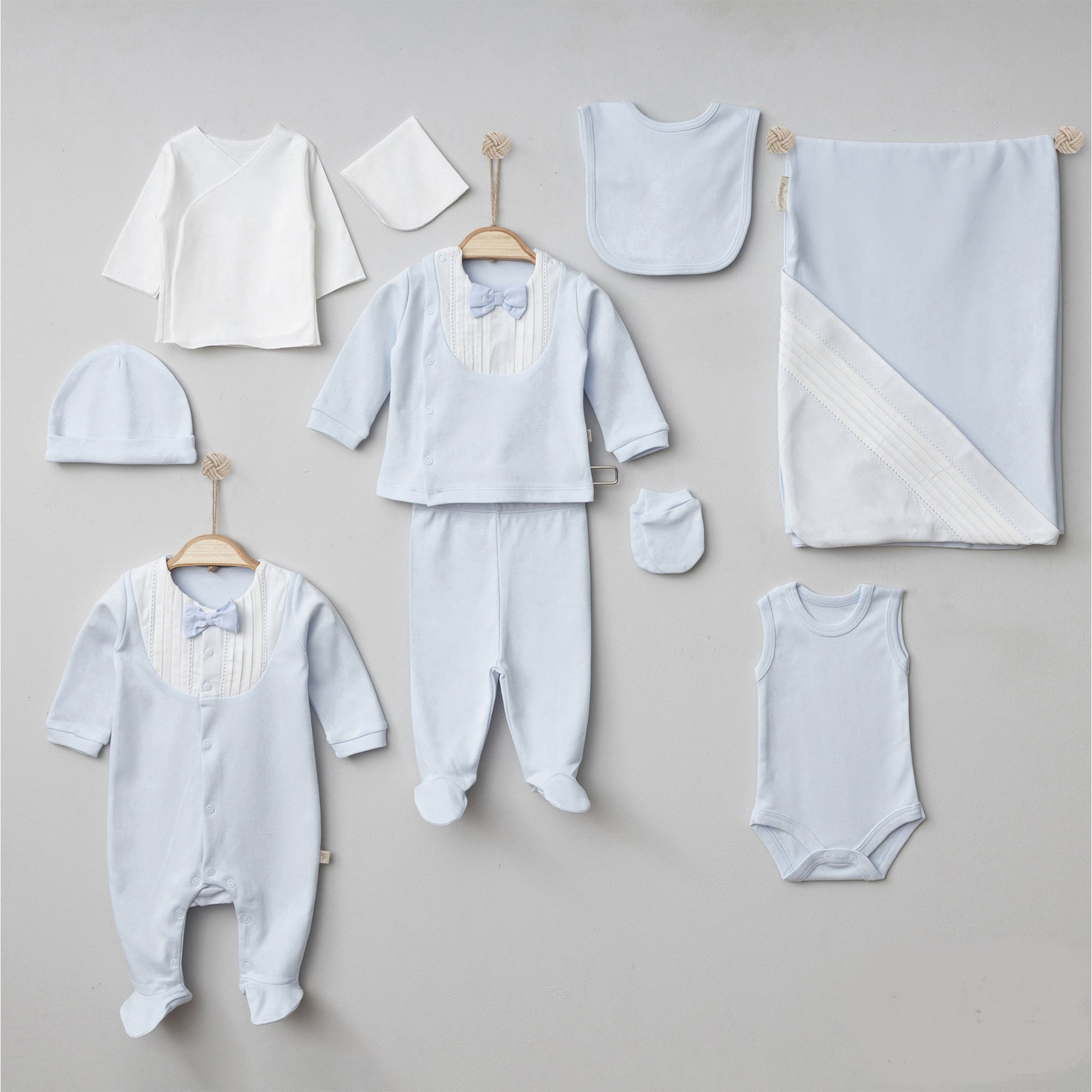 Alex Blue Newborn Coming Home Set (10 Pcs)