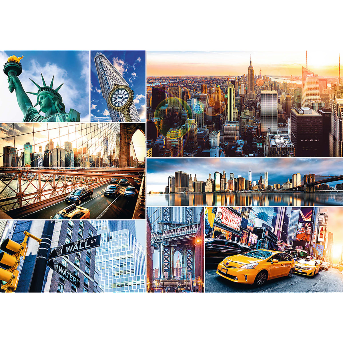 Red 4000 Piece Puzzle - New York - Collage /