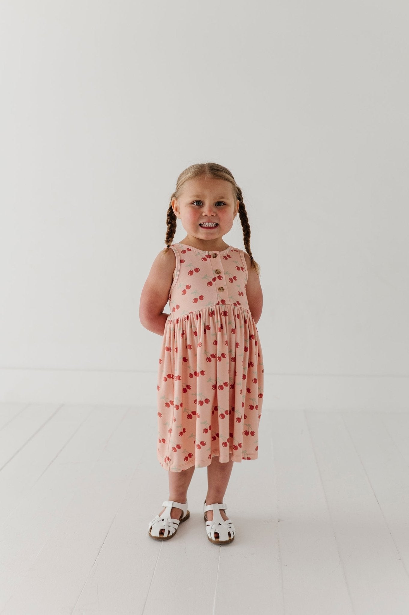 Girl's Henley Tank Dress