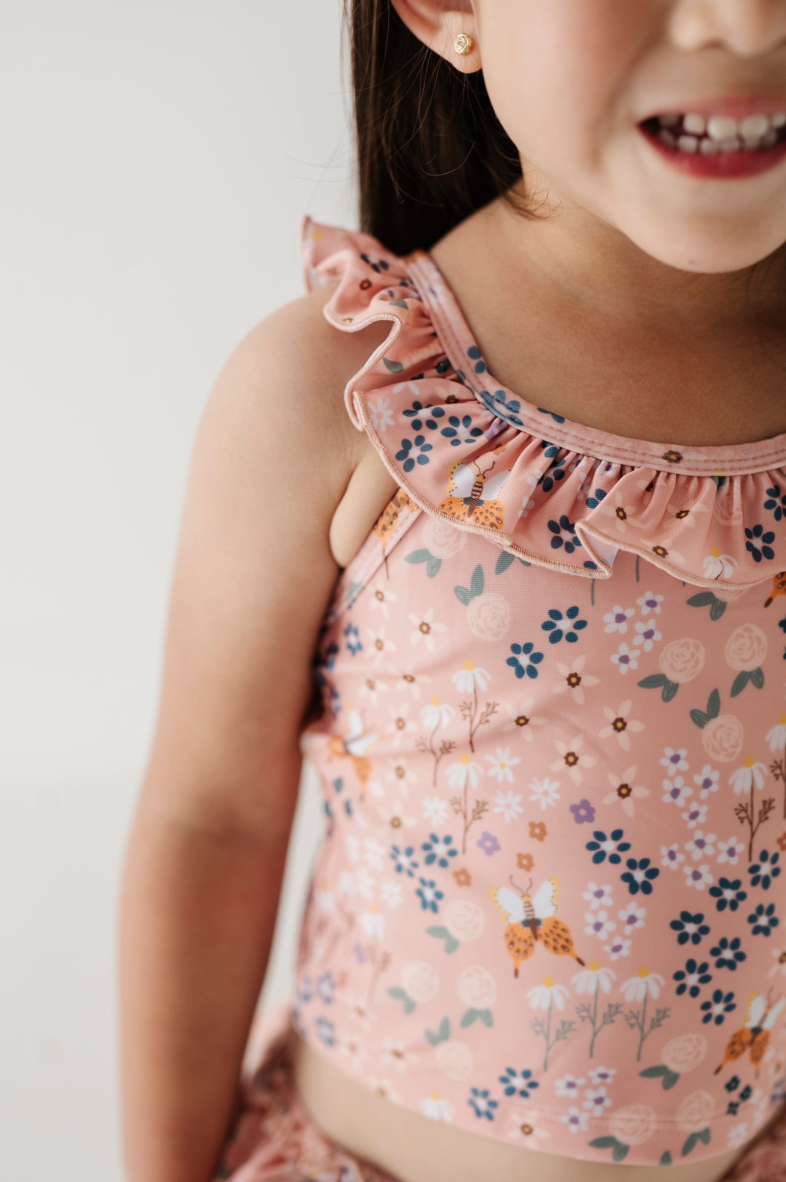 Girl's Two-piece Tankini Swimsuit