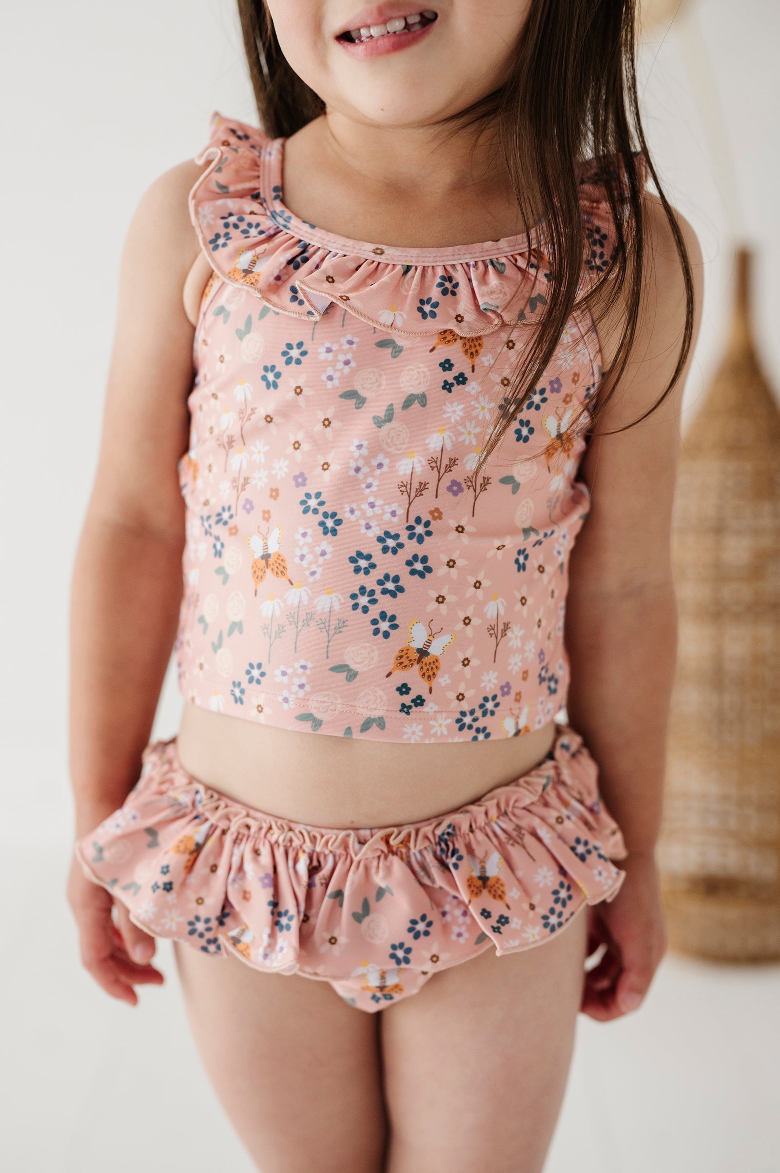 Girl's Two-piece Tankini Swimsuit