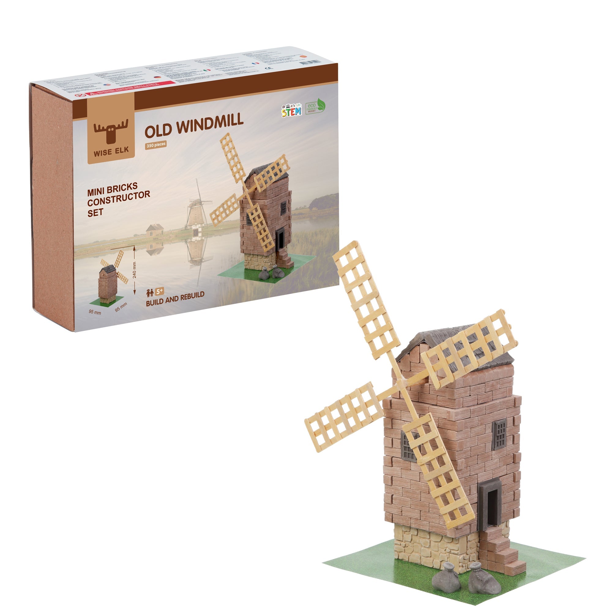 Wise Elk™ Old Windmill | 350 pcs. by Wise Elk