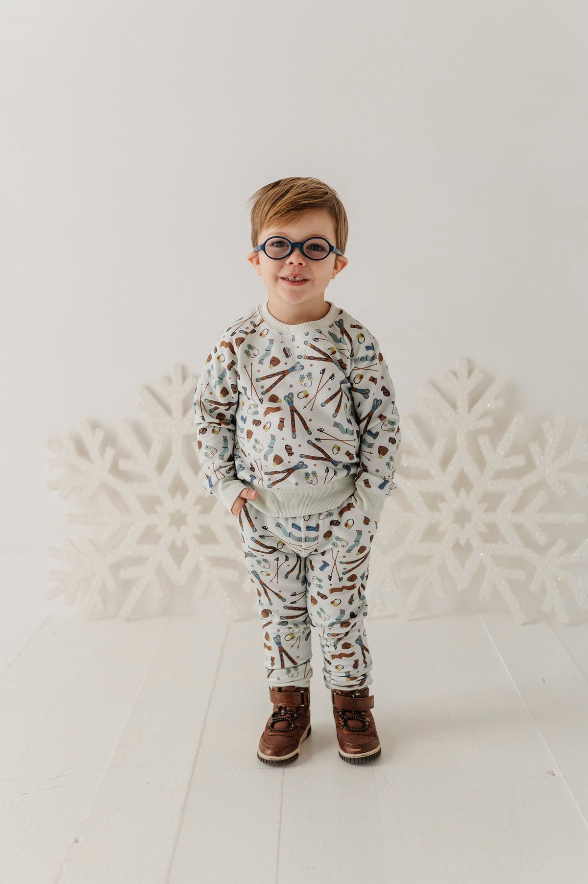 Boys Fleece Sweatpants In Boys Ski
