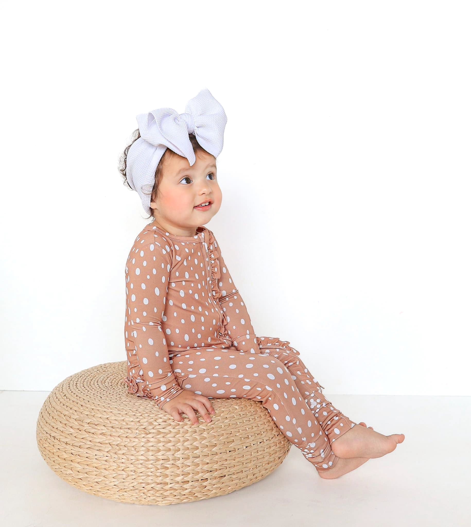 Maize Ruffle Convertible Zip Romper