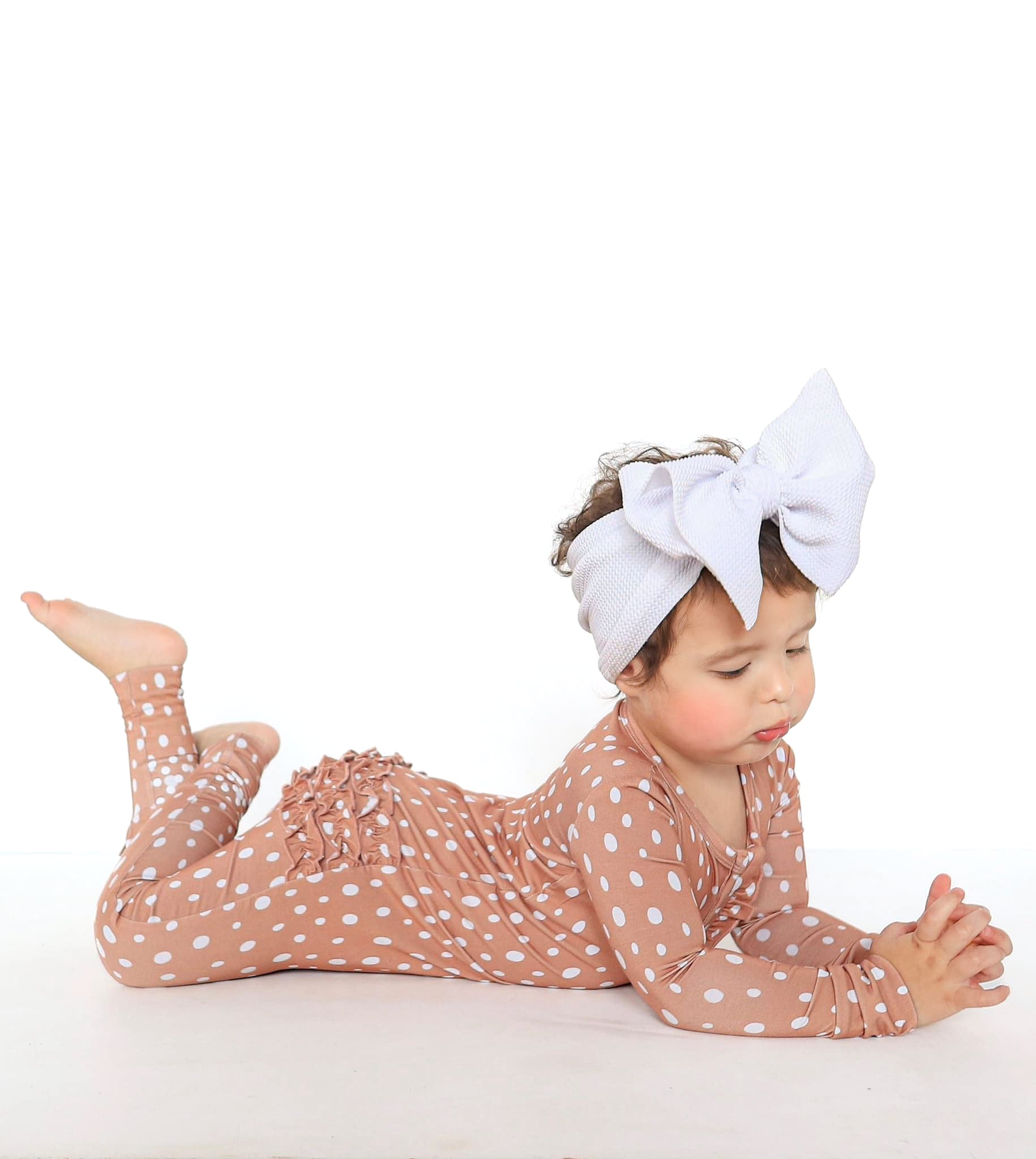 Maize Ruffle Convertible Zip Romper