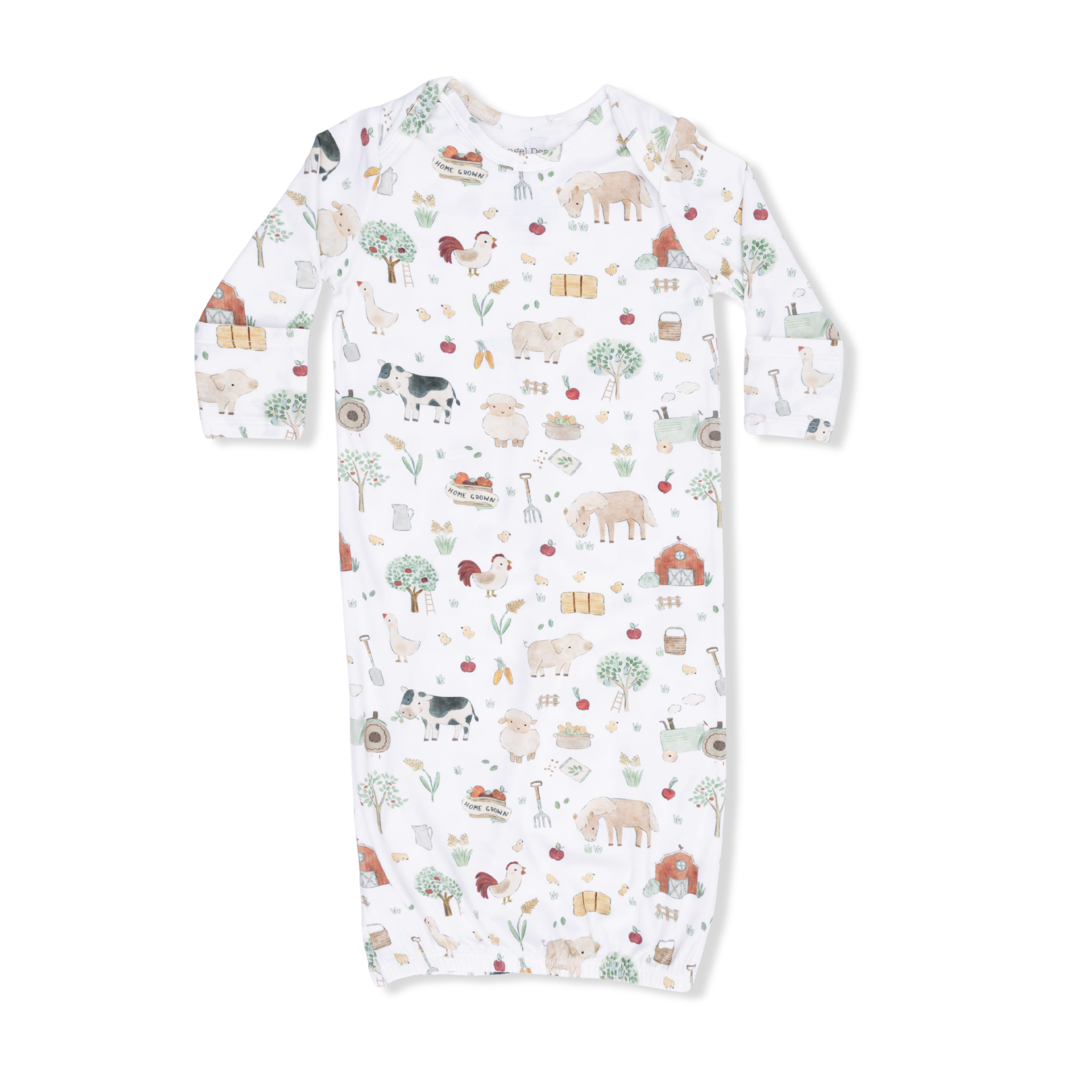 Cute Farm Animals Uni - Lap Shoulder Gown