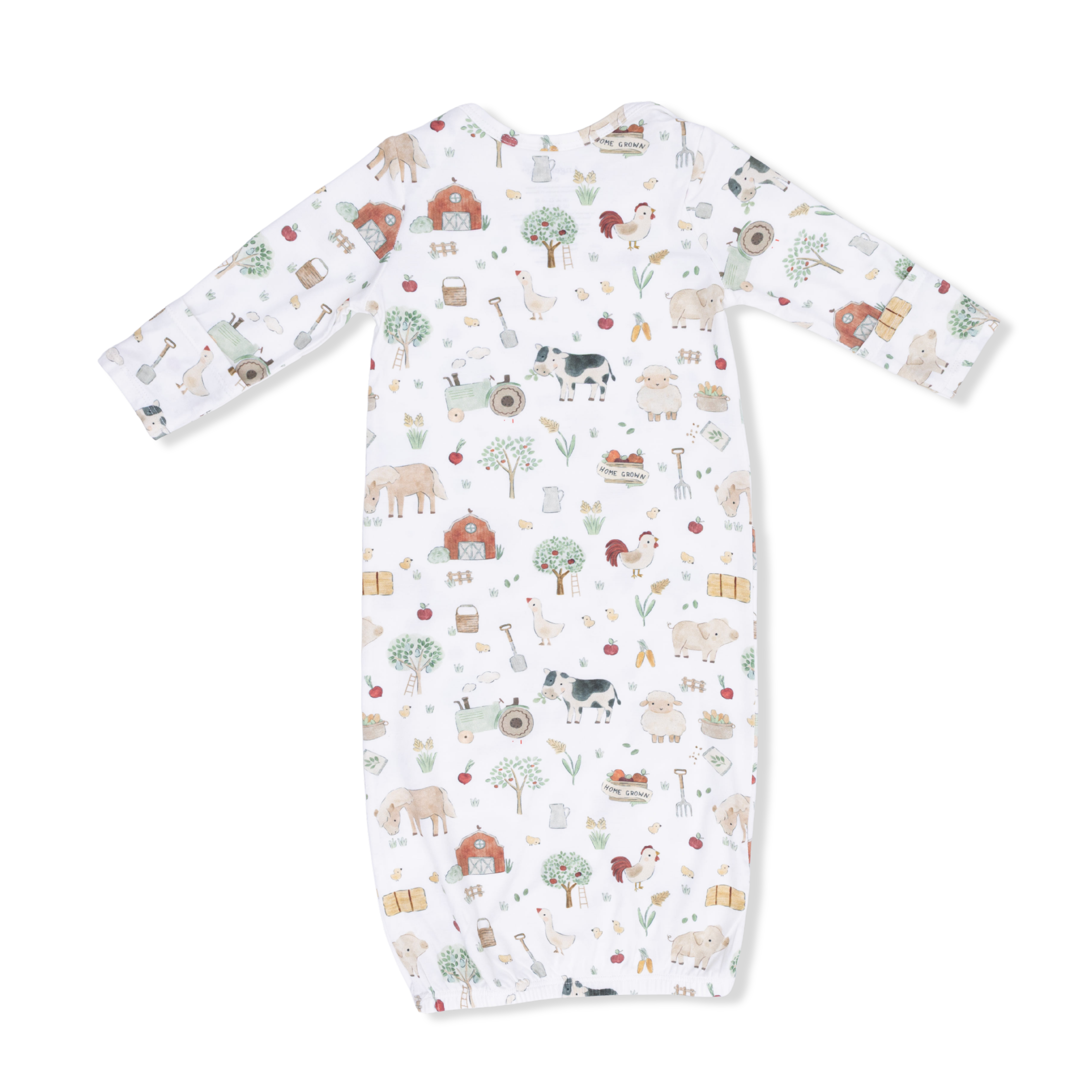 Cute Farm Animals Uni - Lap Shoulder Gown