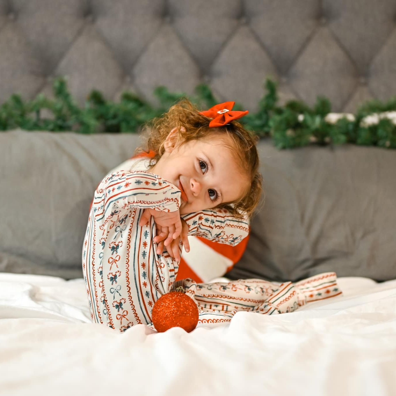 Candy Cane Lane Bamboo Zippy Pajamas