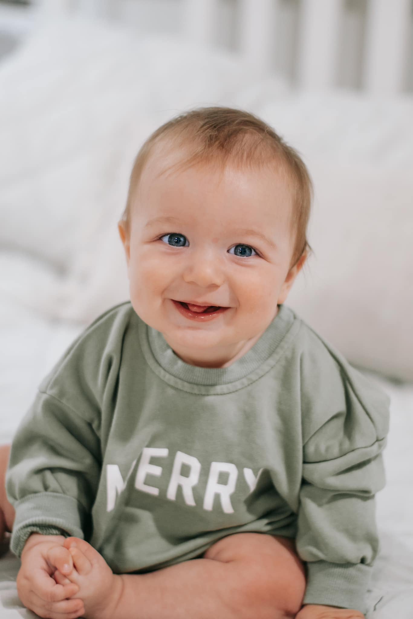Merry Sweatshirt Romper