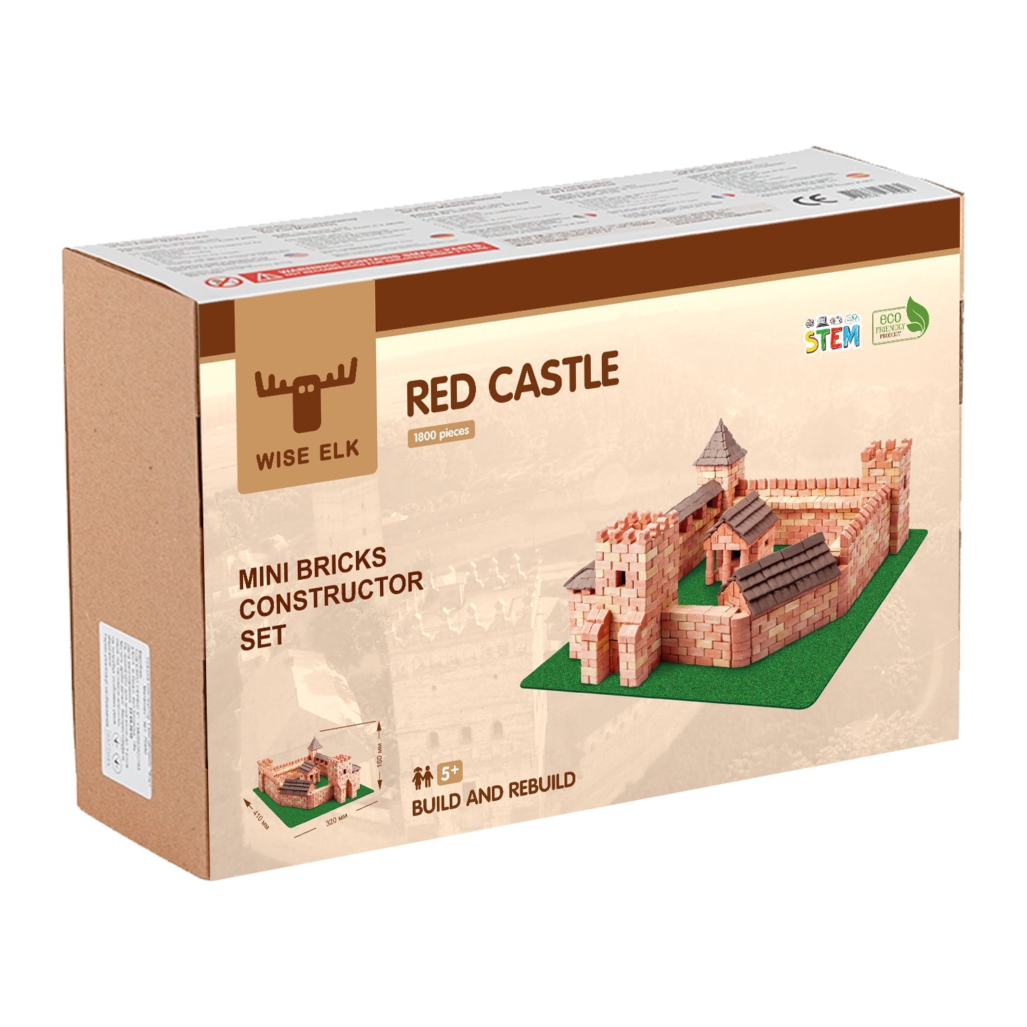 Wise Elk™ Red Castle | 1800 pcs. by Wise Elk