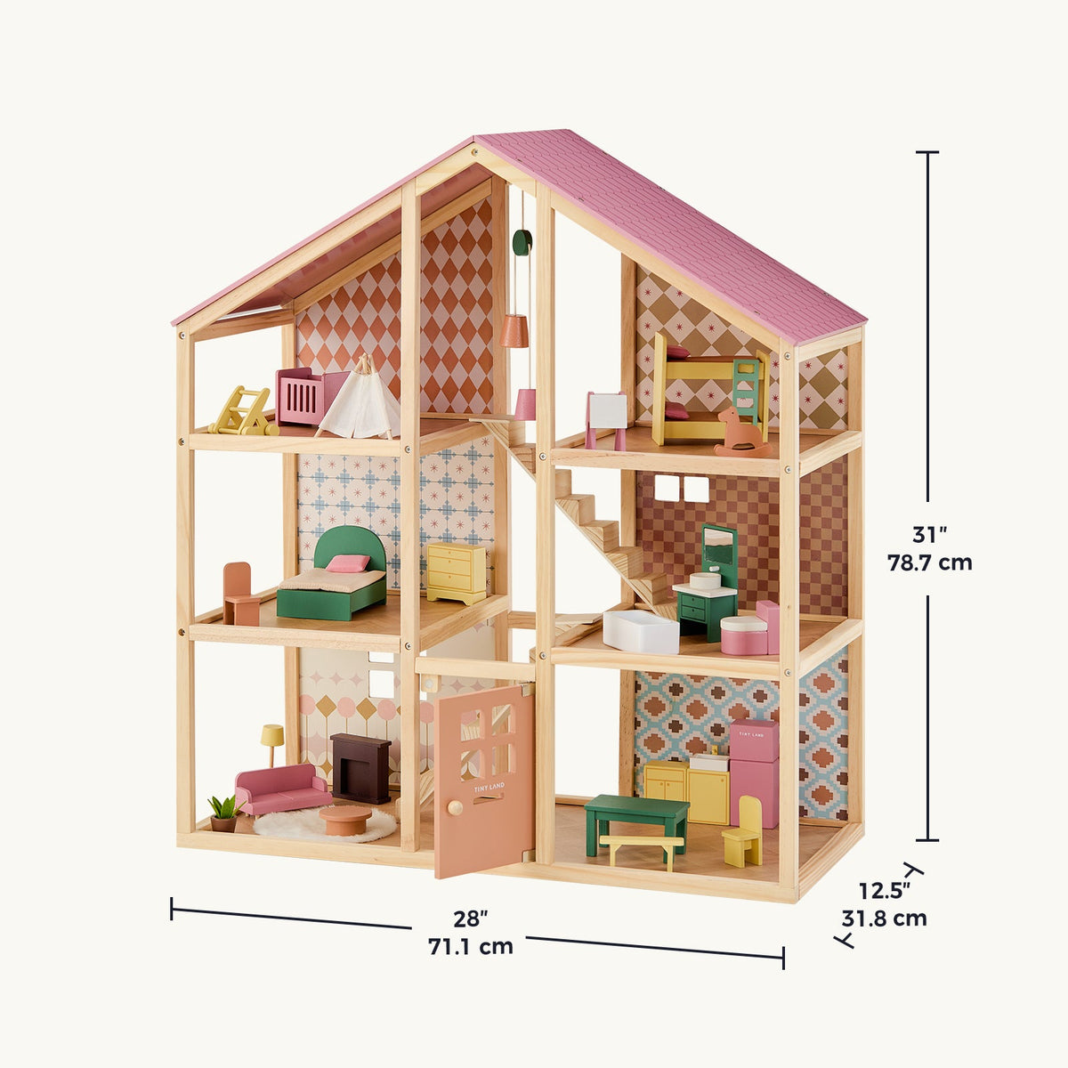 ® Sweetwood Dollhouse Without Dolls