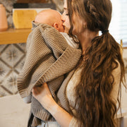 Knitted Blanket pewter