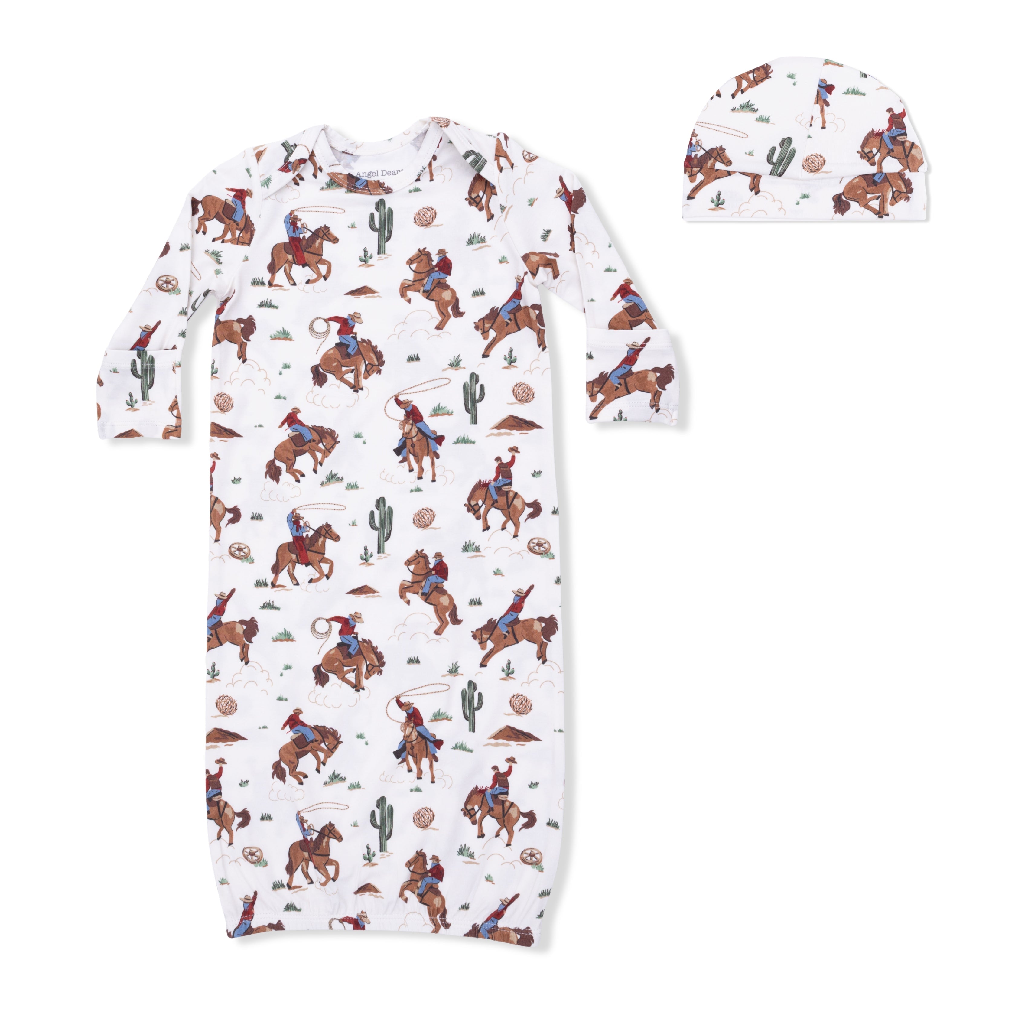 Buckaroo Western - Lap Shoulder Gown & Beanie Hat