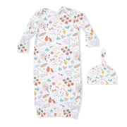 Pasta Lovers - Lap Shoulder Gown & Knotted Hat
