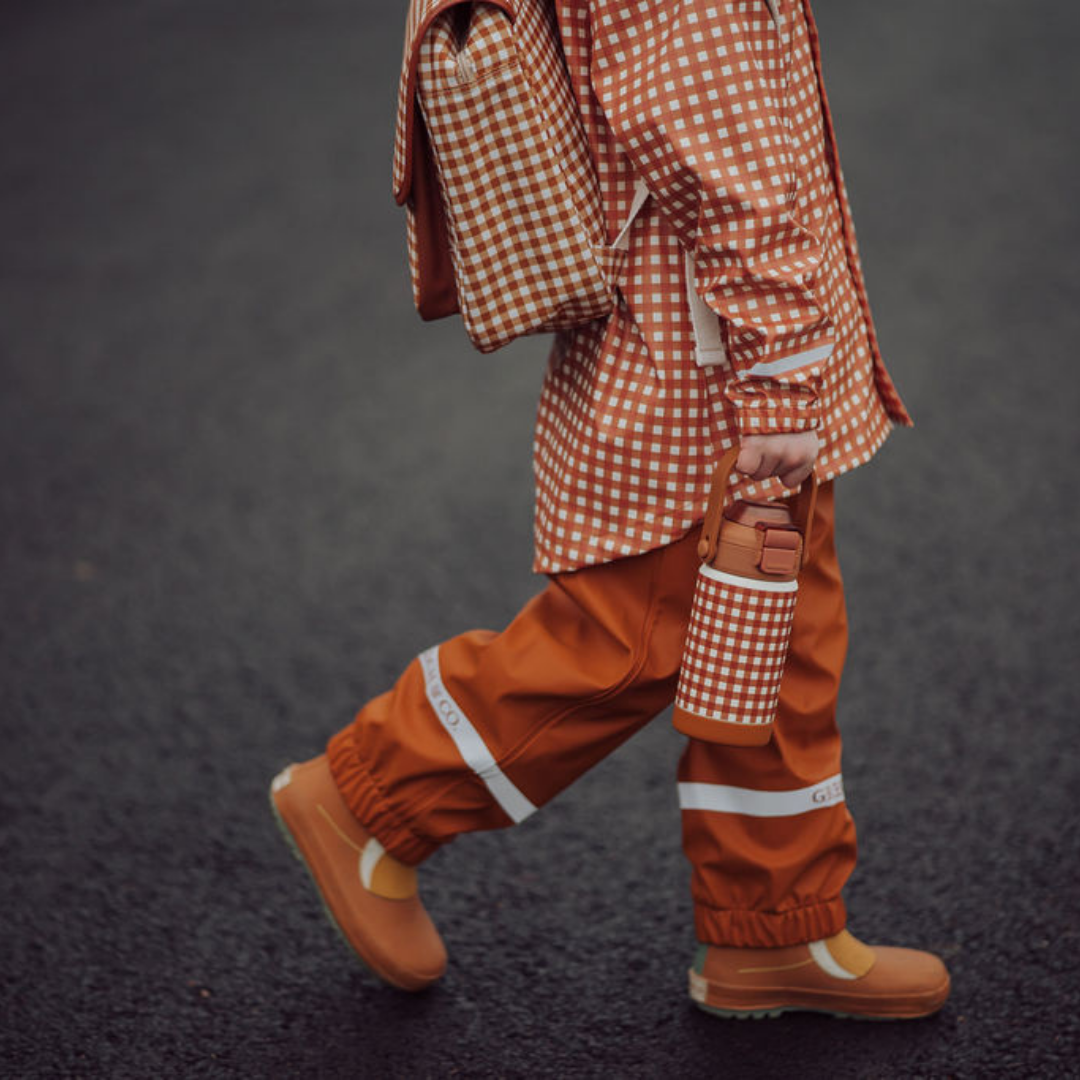 Sip + Chug 2 In 1 Thermo Water Bottle 12 Oz. | Sienna Gingham