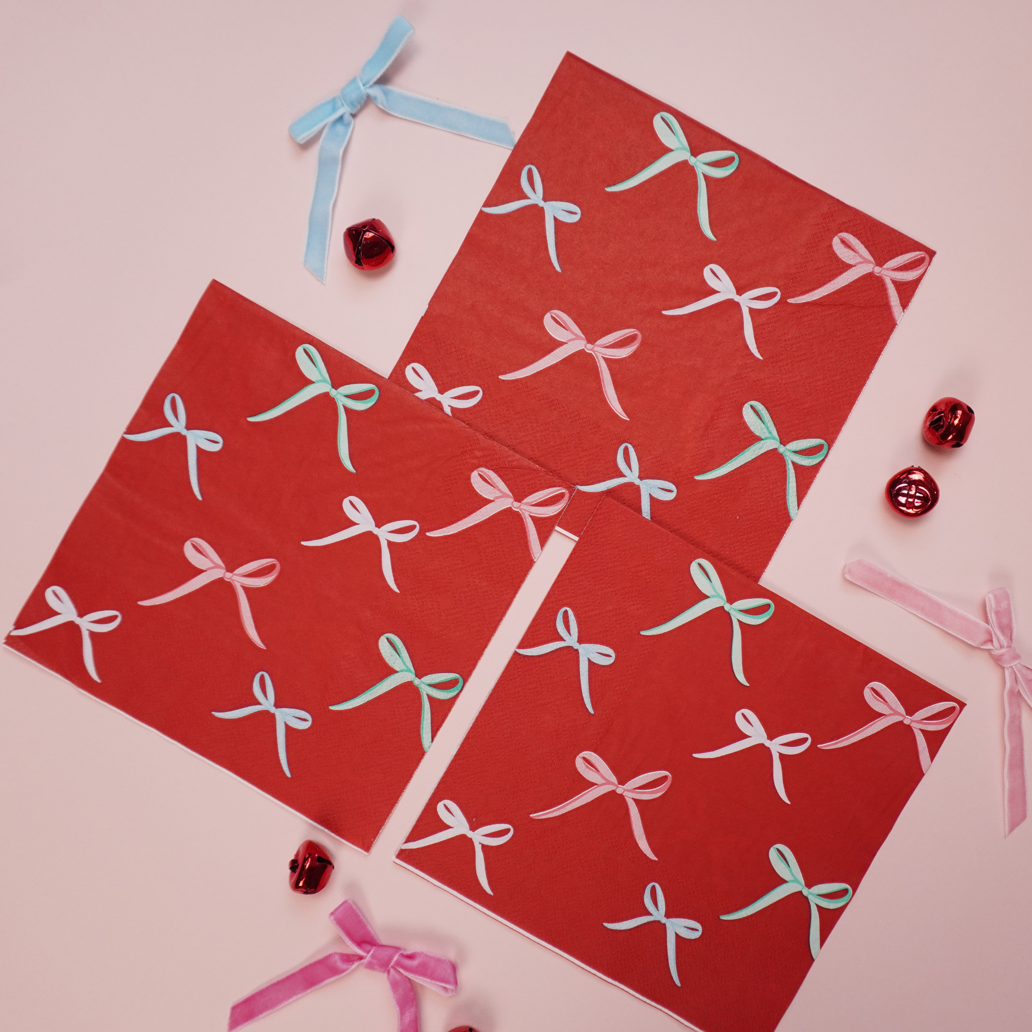 Ornaments & Bows Napkin