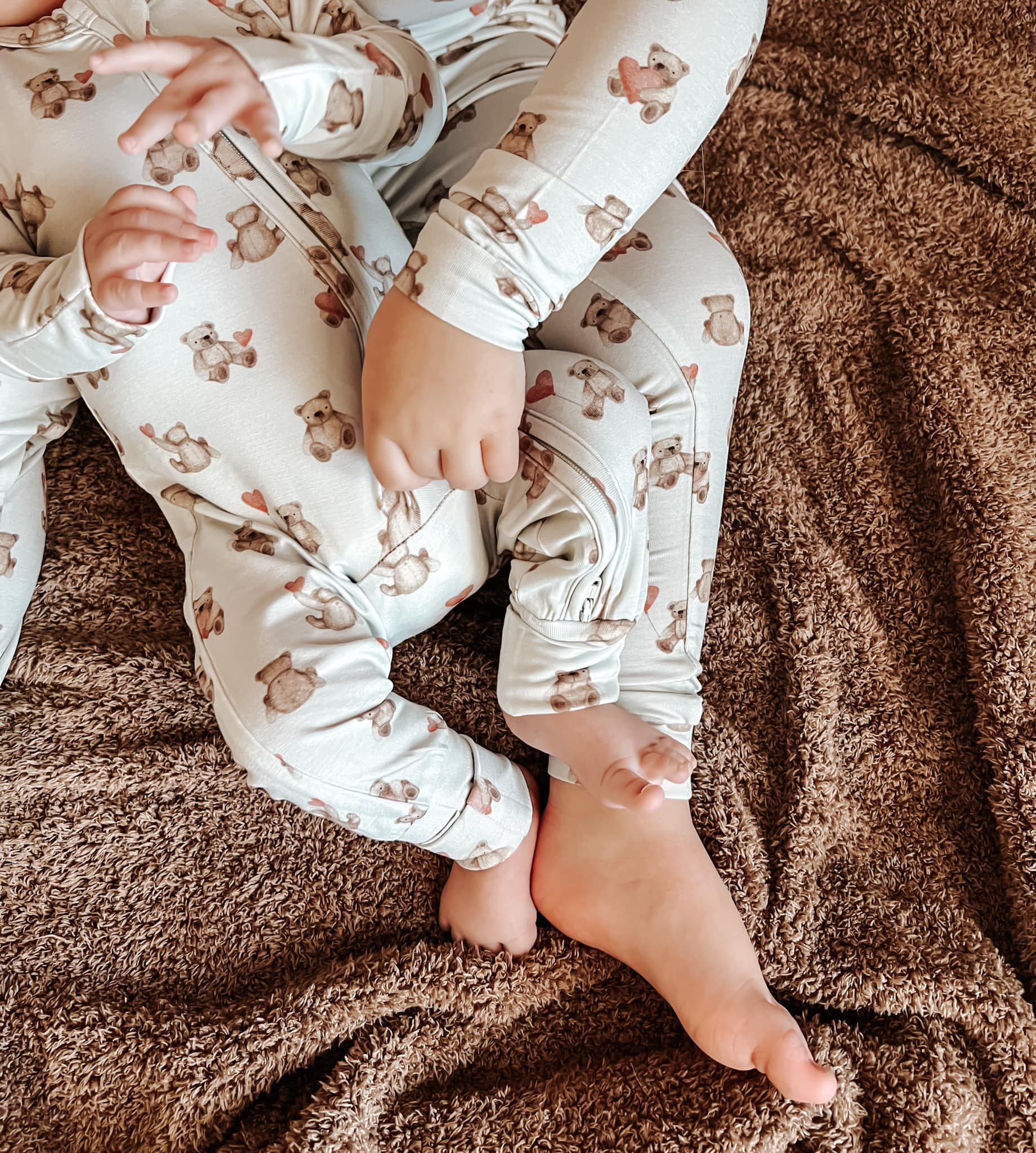 Teddy-gram 2pc Bamboo Pajama Set
