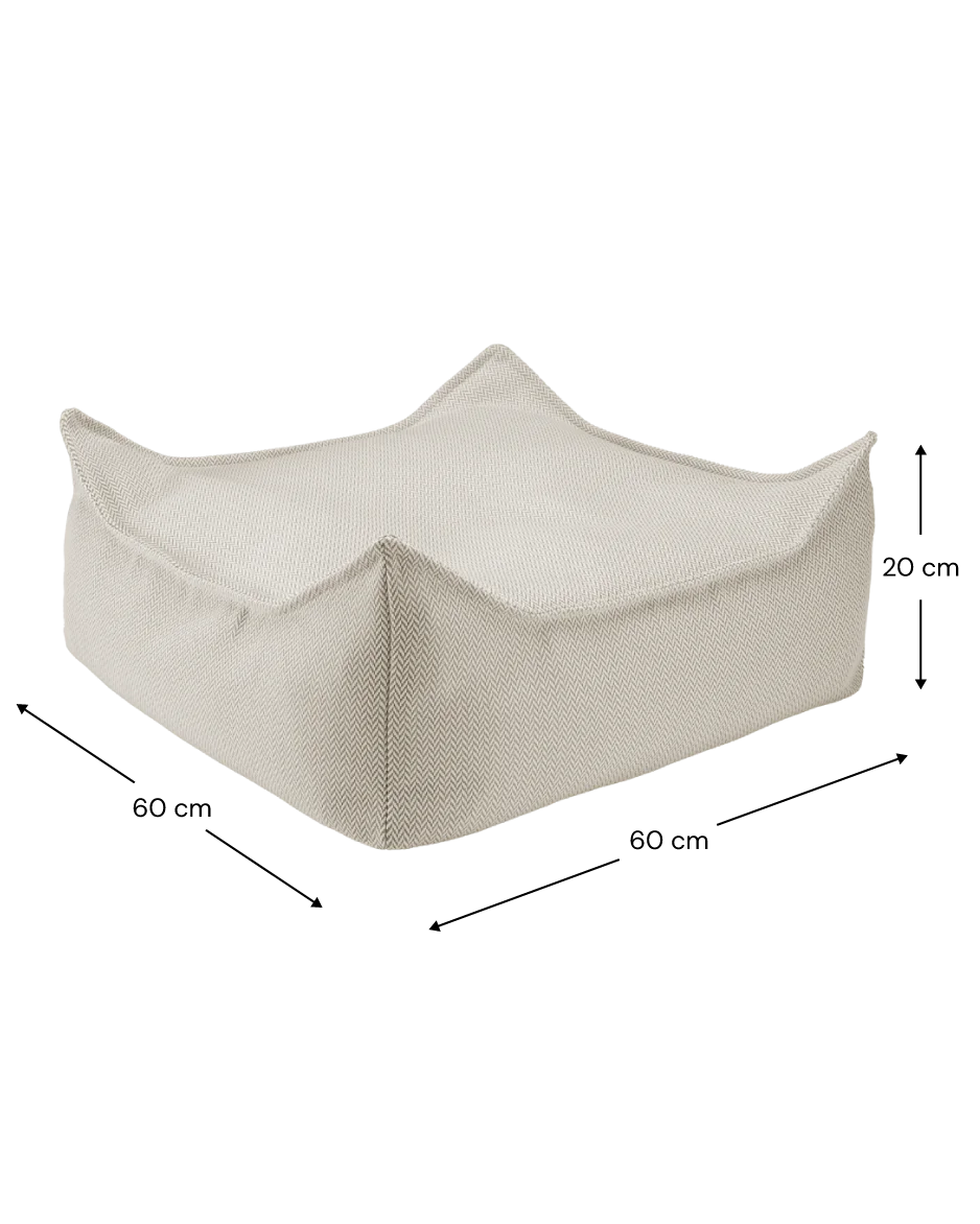 Terra Outdoor Beanbag Chair And Ottoman Set