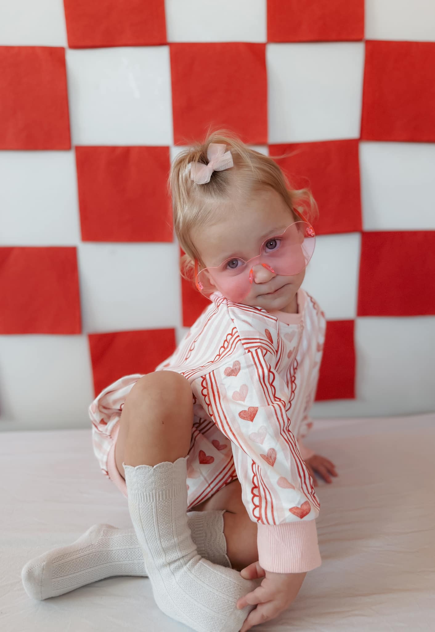 Laced With Love Sweatshirt Romper