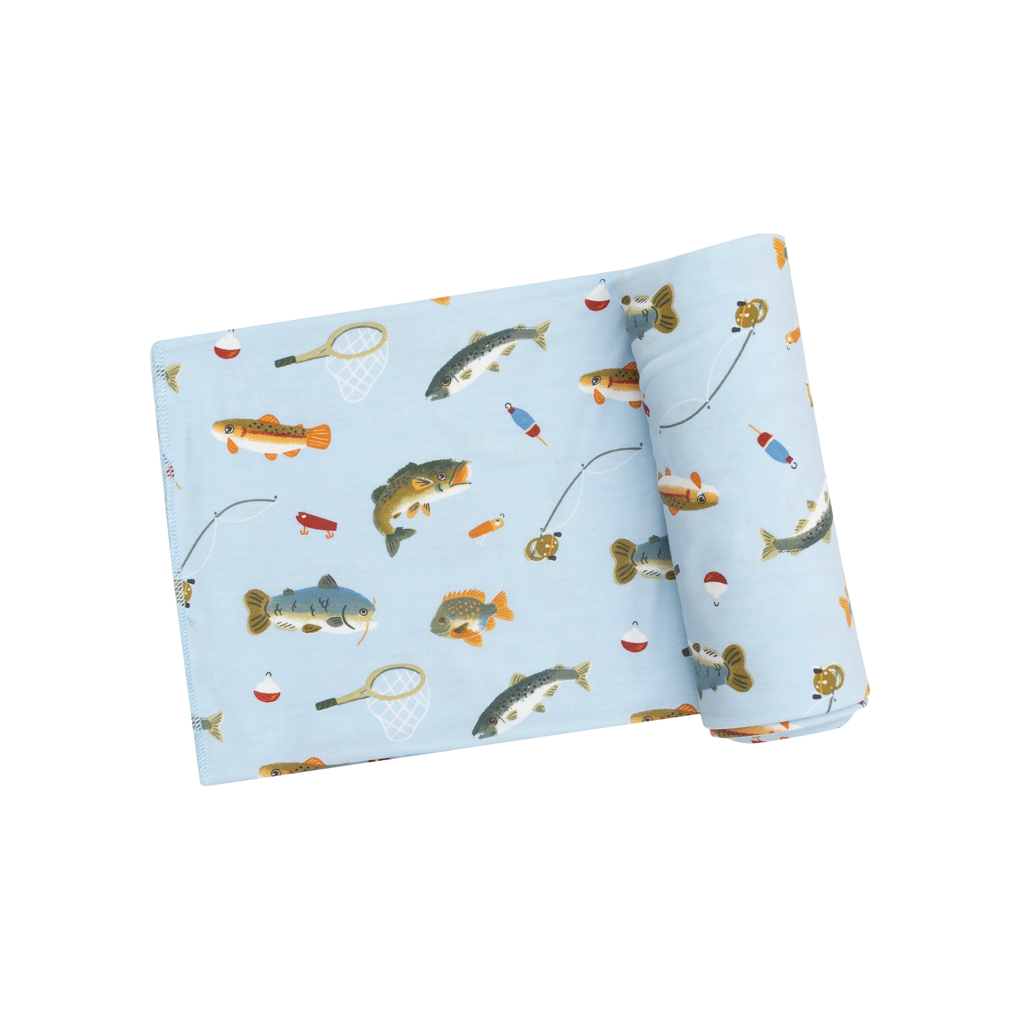 Swaddle Blanket - Fishing