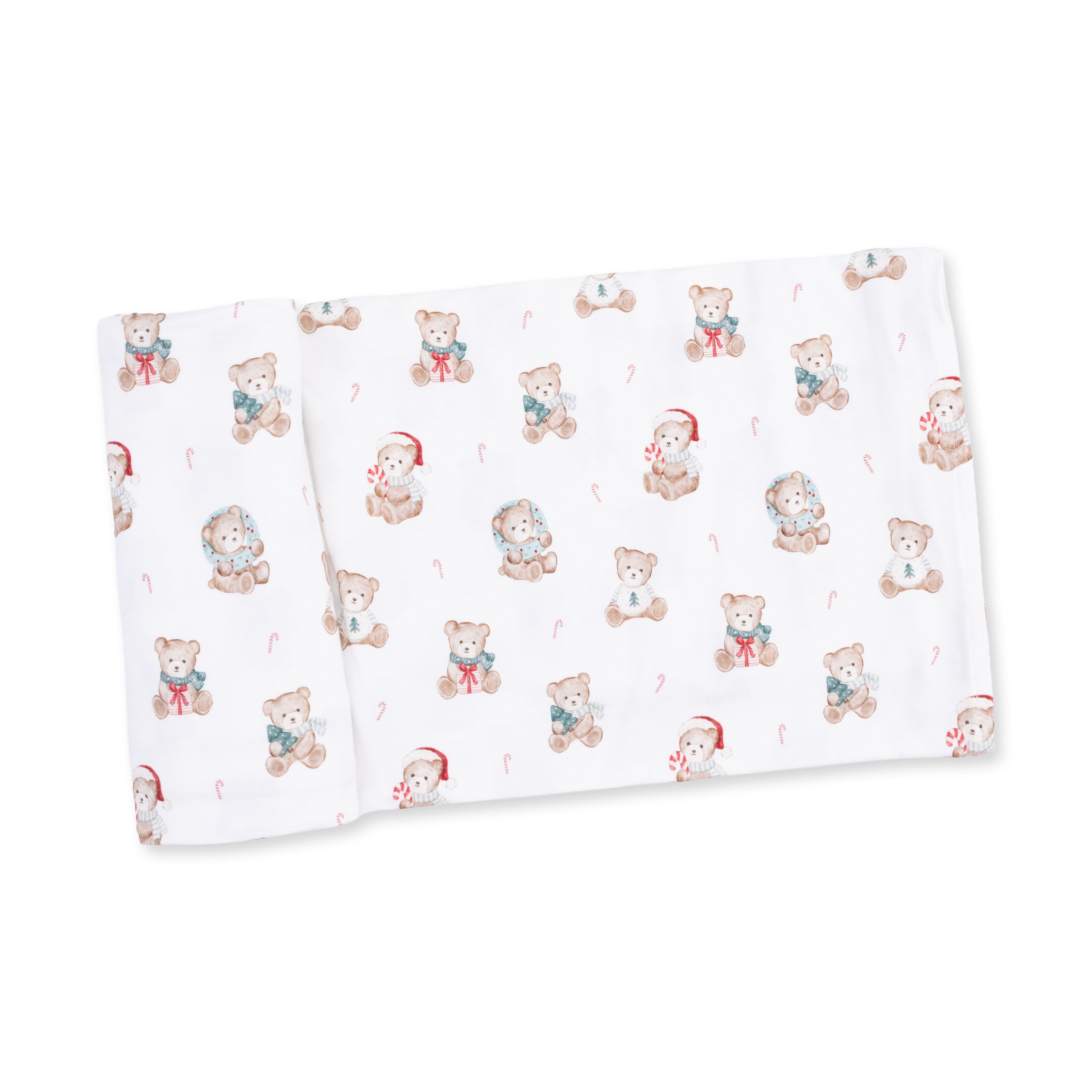 Christmas Teddy Bears Uni - Swaddle Blanket