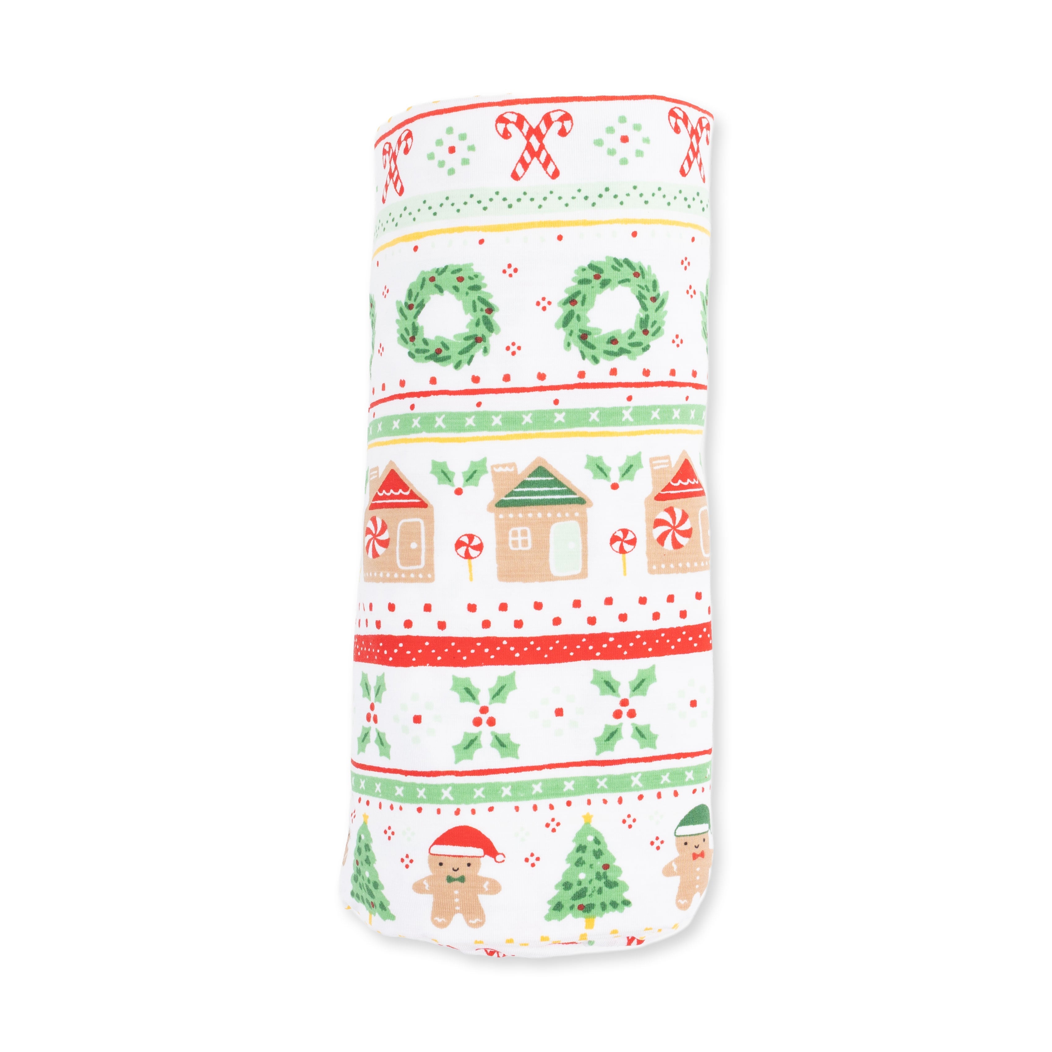 Gingerbread Fair Isle Uni - Swaddle Blanket