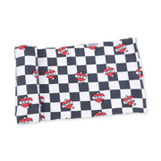 Heart Tattoo Check Black - Swaddle Blanket