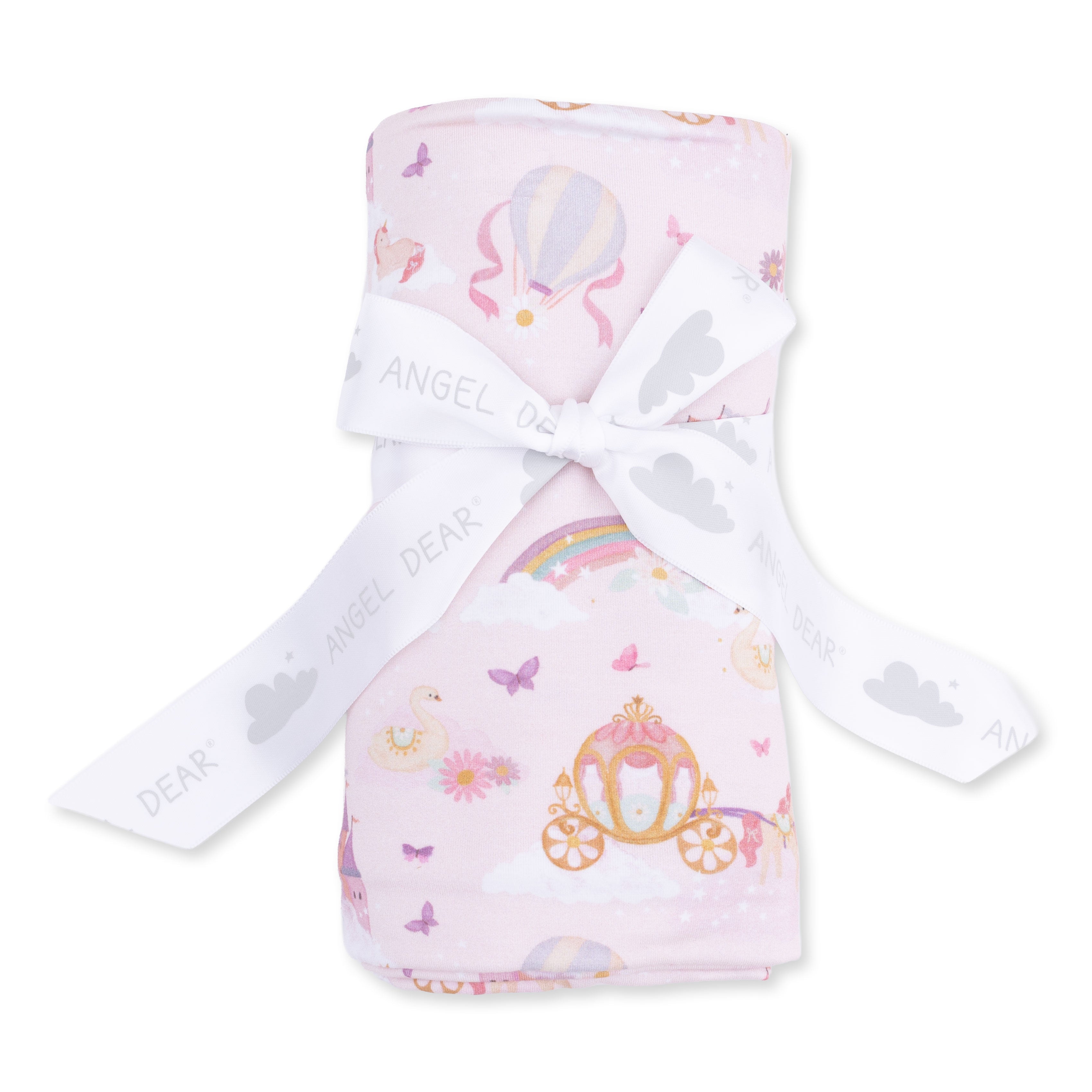 Princess Unicorns And Castle - Swaddle Blanket