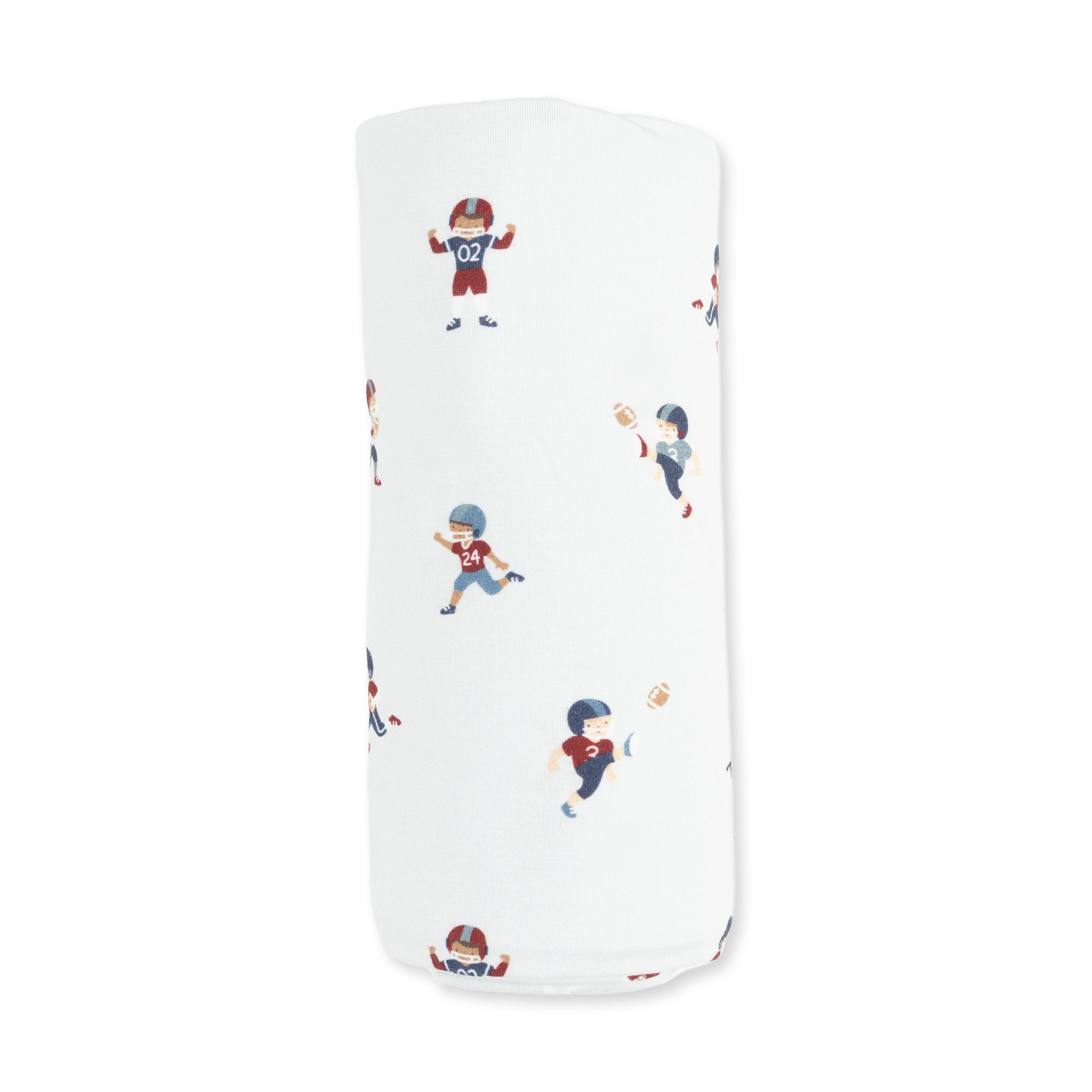 Tiny Footballers - Swaddle Blanket