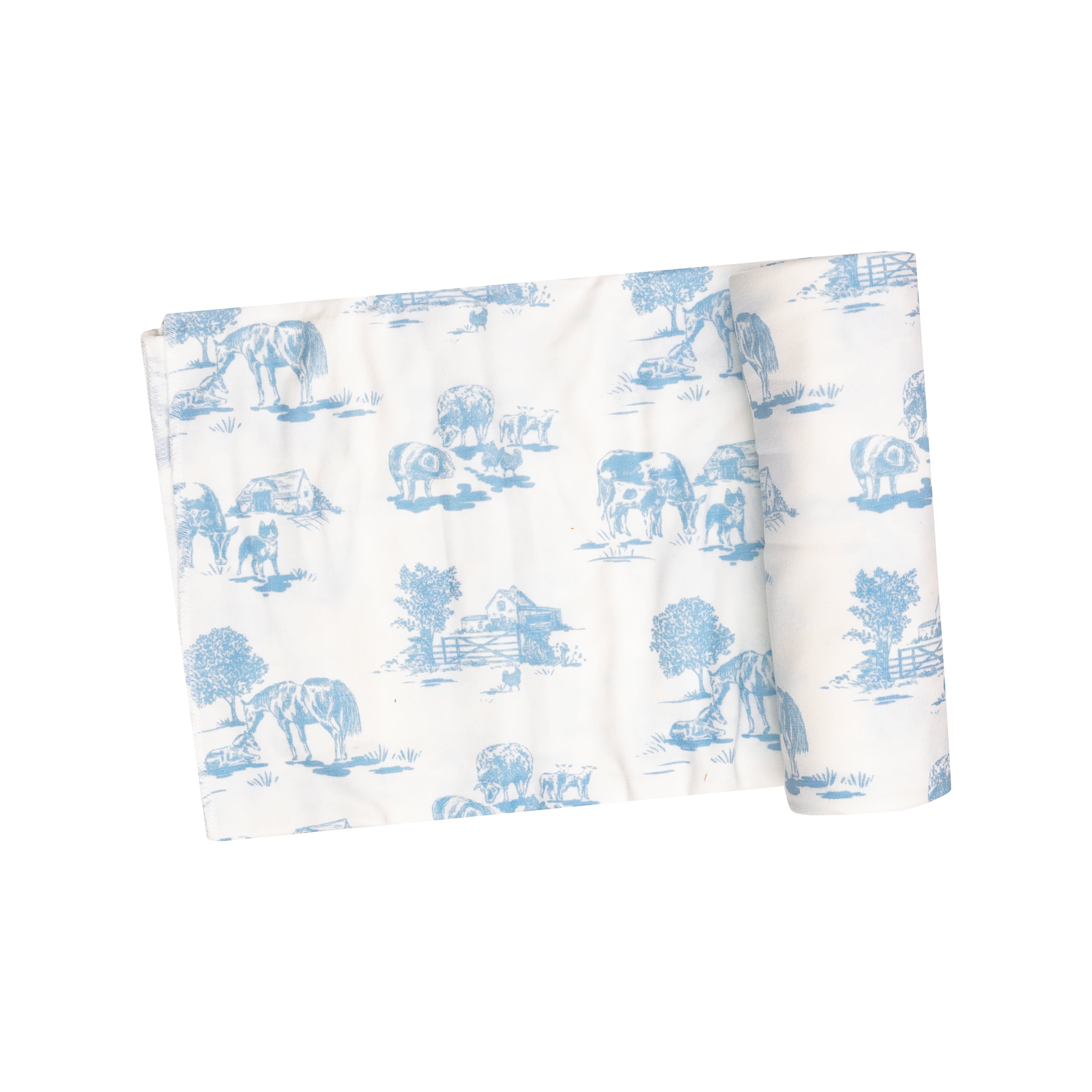 Swaddle Blanket - Farm Toile