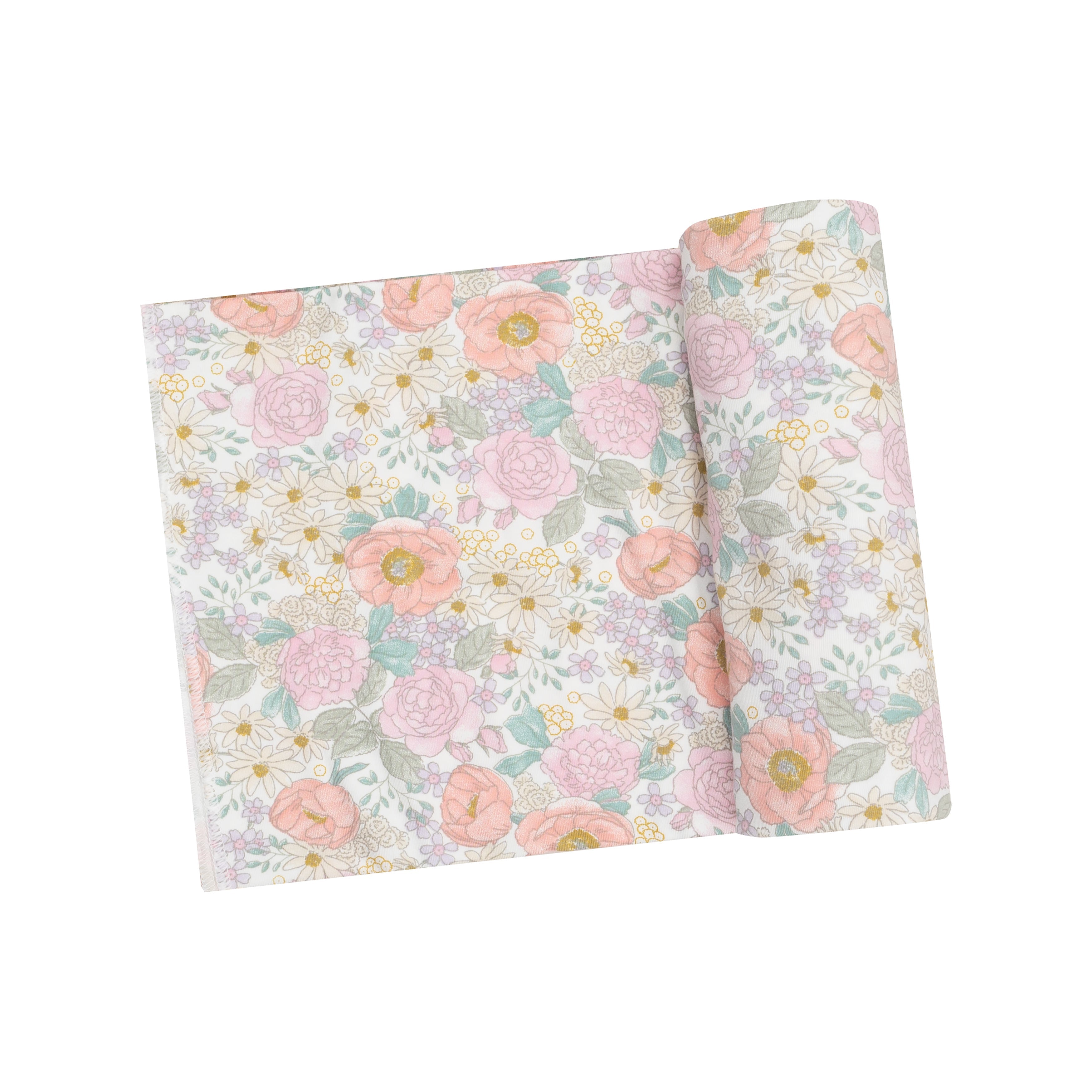 Swaddle Blanket - Peonies & Roses