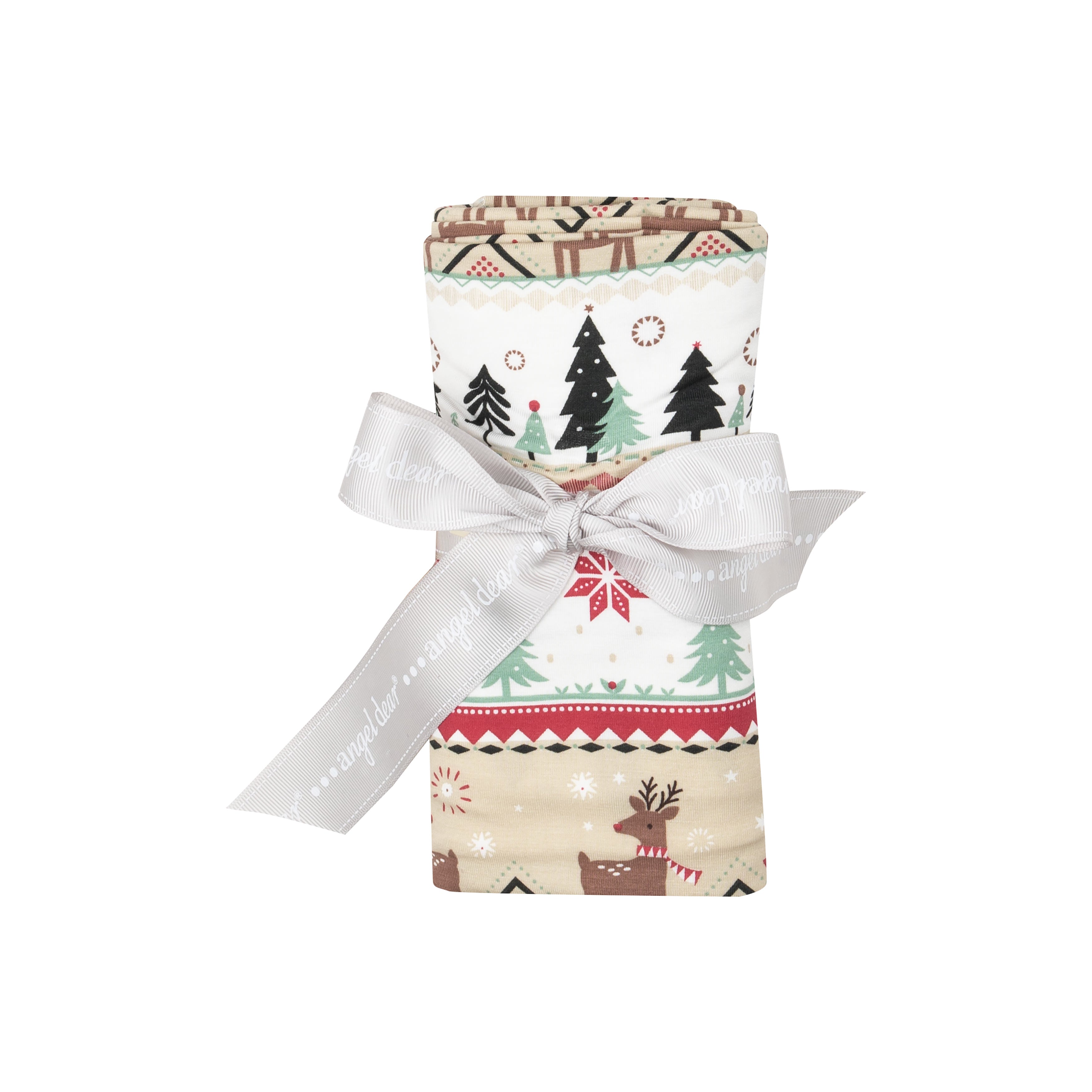 Swaddle Blanket - Reindeer Fair Isle