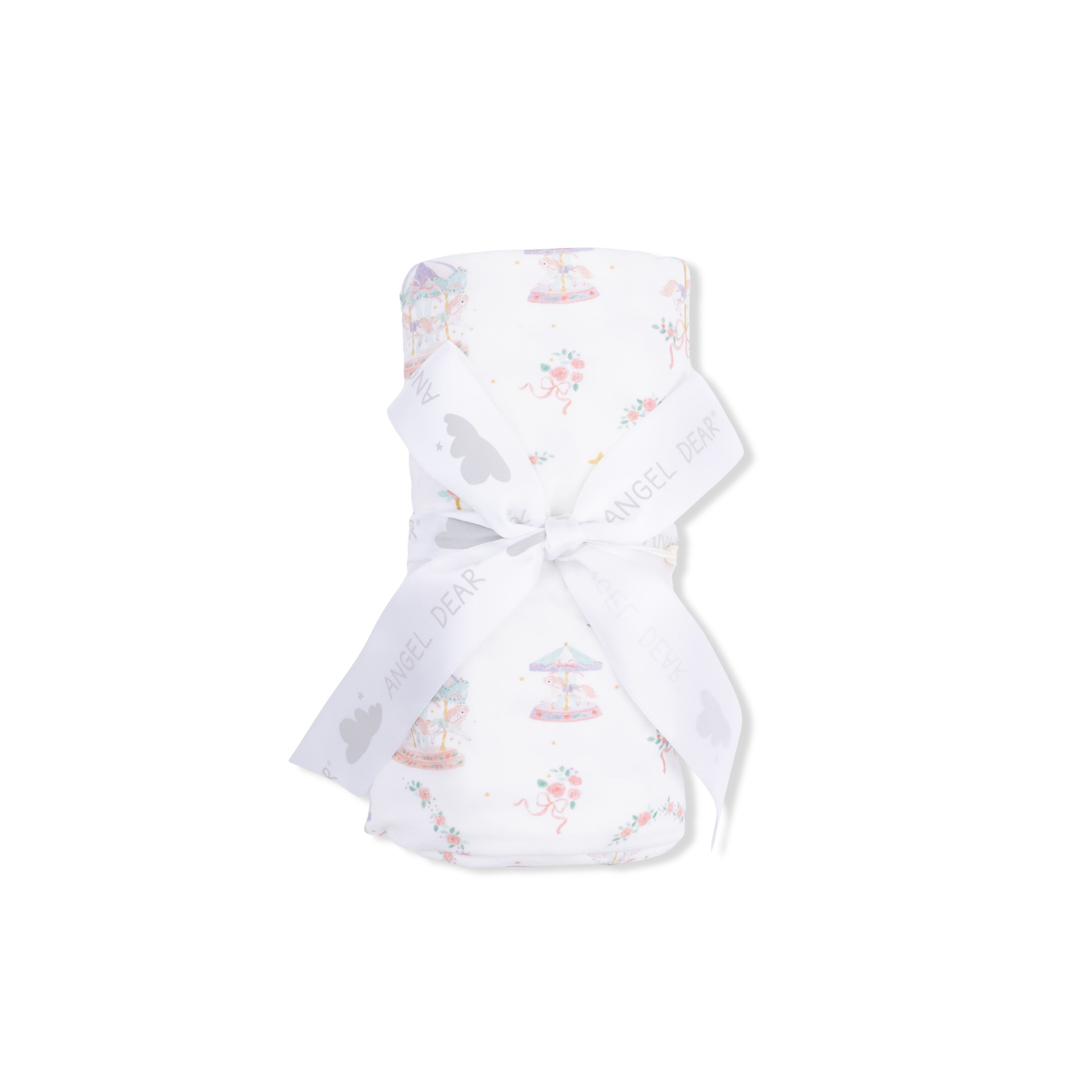 Carousel With Bows - Swaddle Blanket