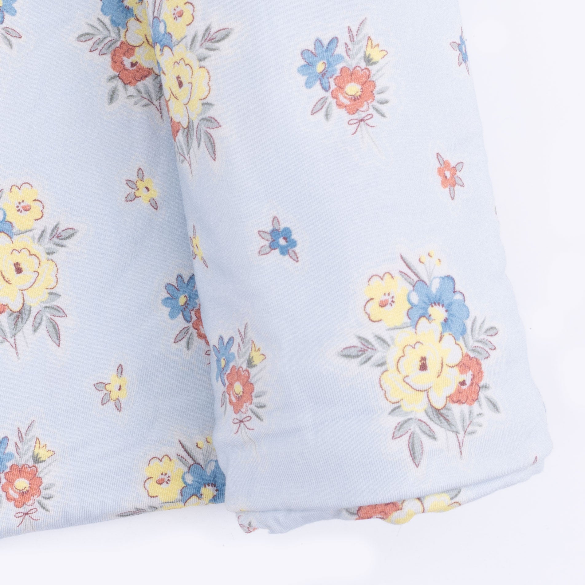 Country Stitch Floral  - Swaddle Blanket