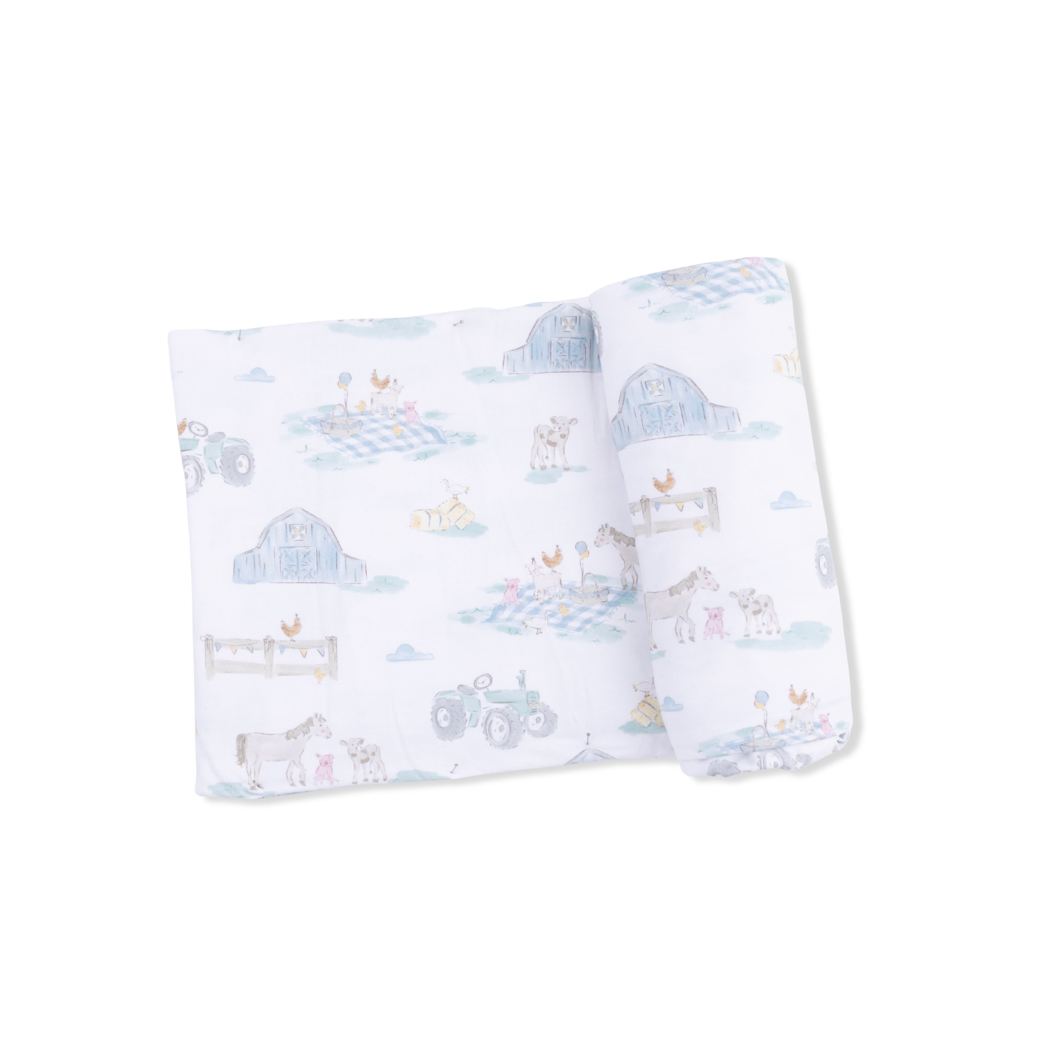 Farm Animal Party - Swaddle Blanket