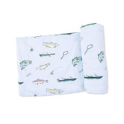 Fishing - Swaddle Blanket