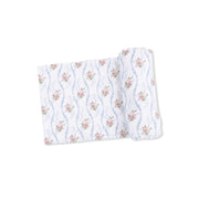 Heirloom Rose Stripe - Swaddle Blanket