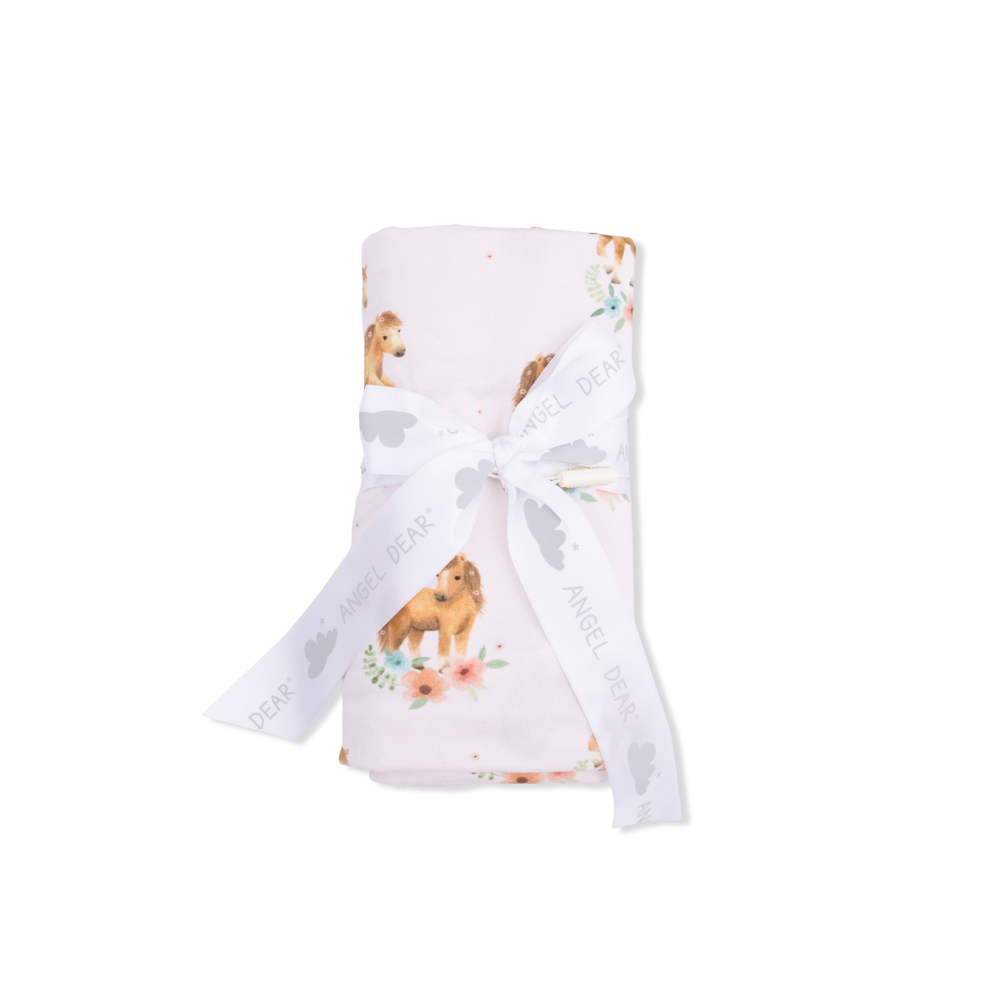 Pink Ponies - Swaddle Blanket