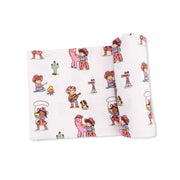 Vintage Cowgirls - Swaddle Blanket