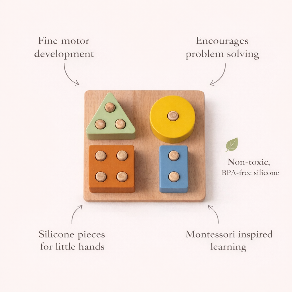 Montessori Shape Puzzle Toy | Lytl®️