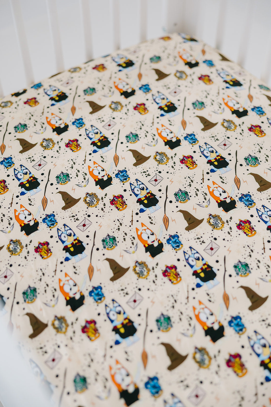 Magical Heelers Crib Sheet