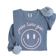 Jesus Loves You Smiley Pullover