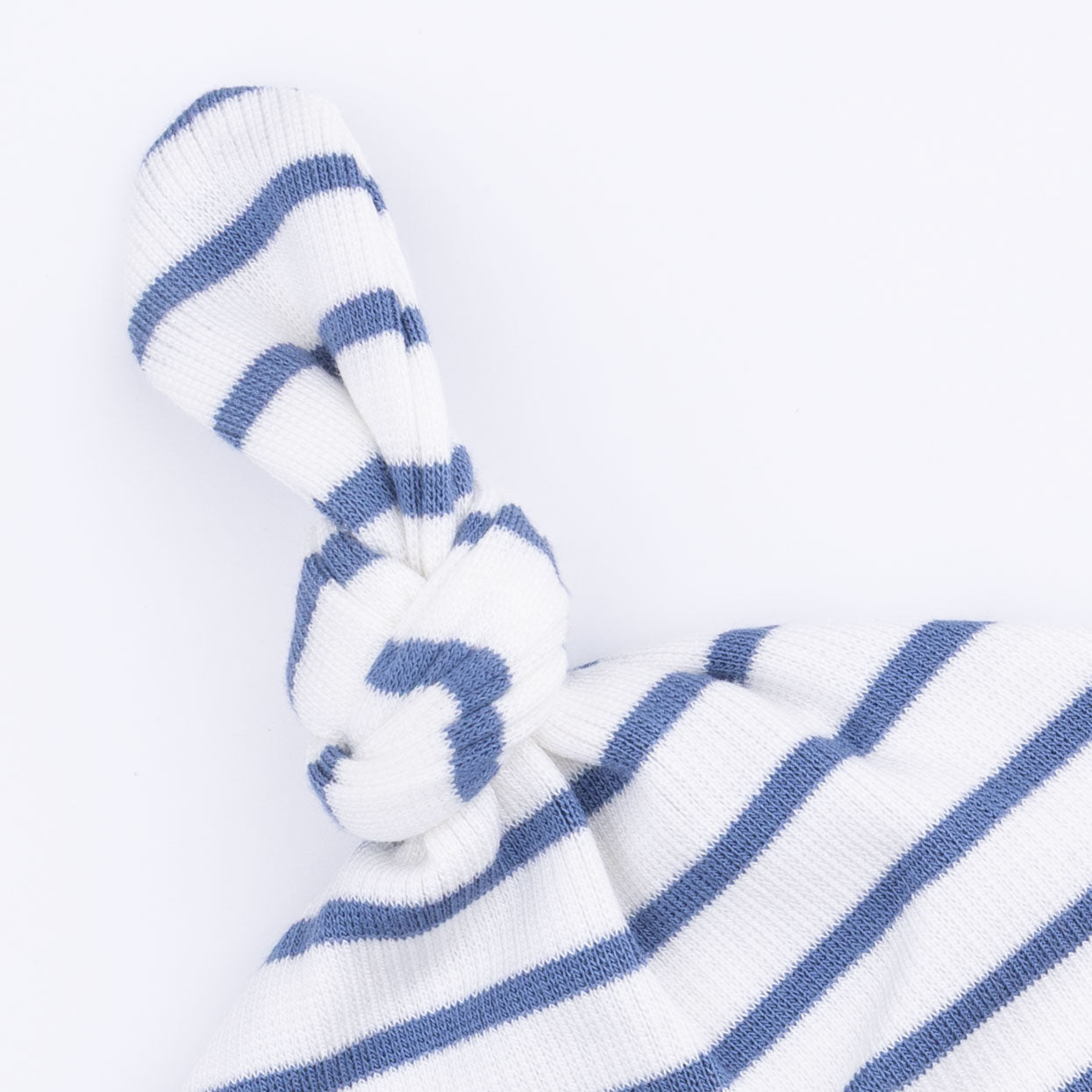 Navy Stripe - Knotted Hat