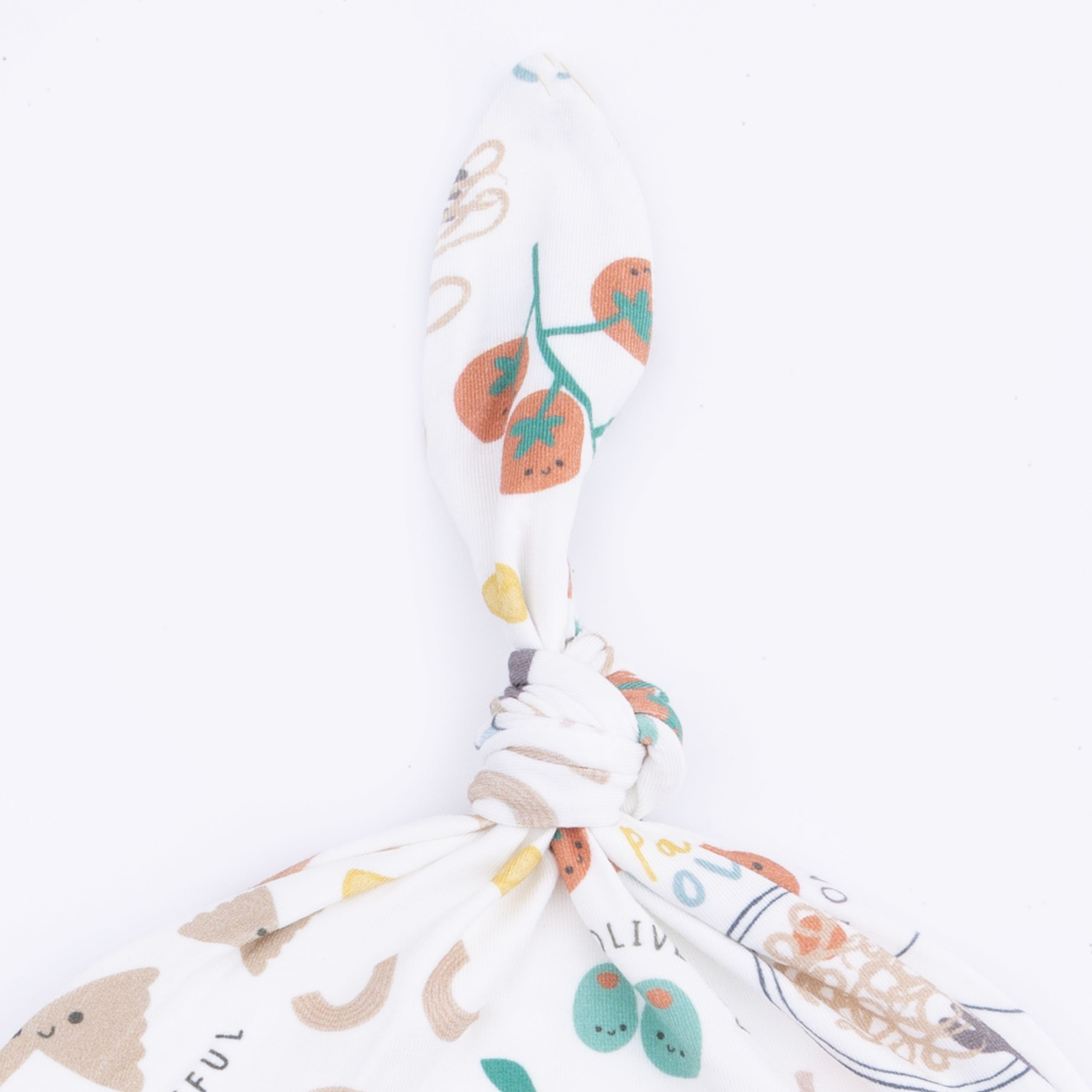 Pasta Lovers - Lap Shoulder Gown & Knotted Hat