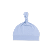 Solid Blue Fog - Knotted Hat