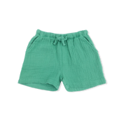 Solid Muslin Ming Green - Casual Short