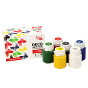 Glossy Acrylic Paint For Decor Set, 6*20ml Rosa Talent